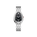 Bvlgari Serpenti Seduttori Diamond-Bezel Wrap Watch — Steel & Black