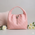 CHANEL Maxi Hobo Calfskin Leather Material Silver Hardware
