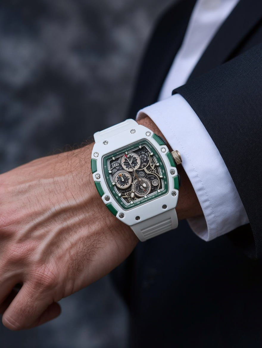 Richard Mille White Ceramic