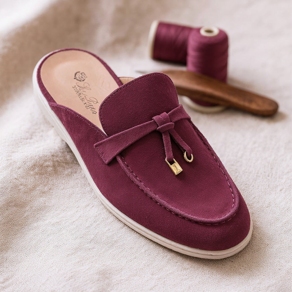 Suede Mules
