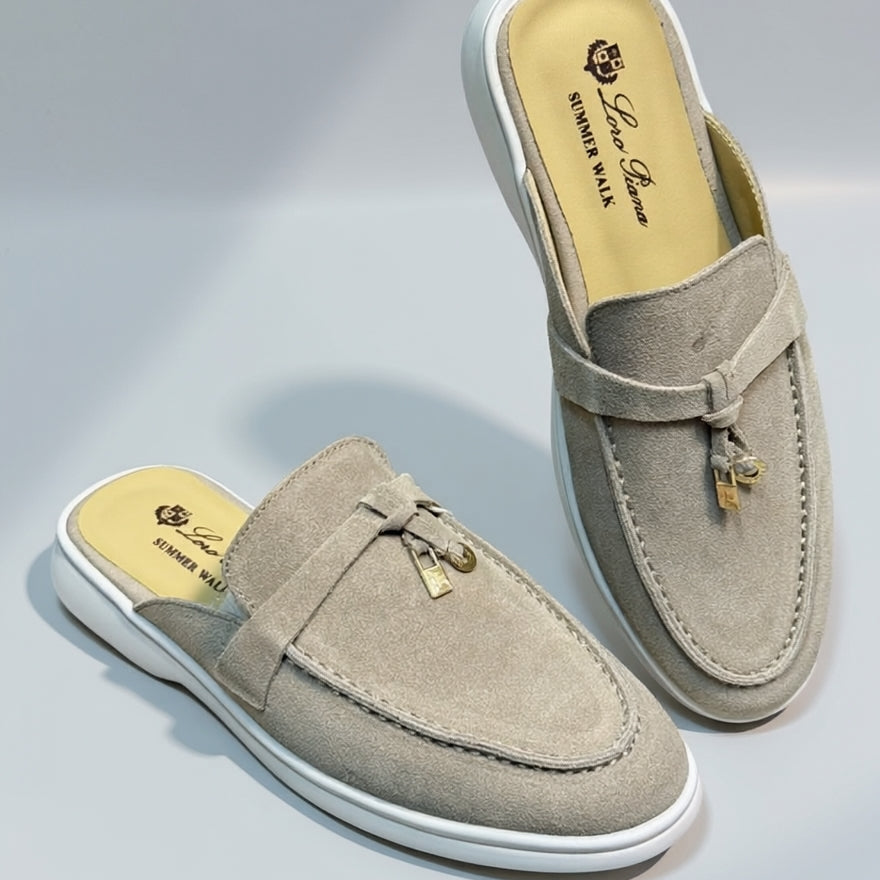 Suede Mules