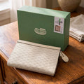 Goyard Textured Canvas Zip Pouch / Clutch Bag