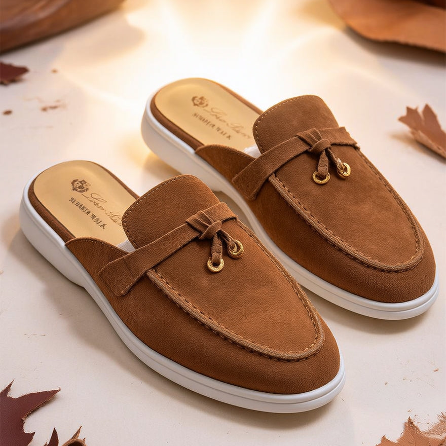 Suede Mules