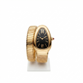 Bvlgari Serpenti Tubogas (Yellow Gold / Black Dial - Plain Bezel)
