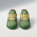 LV Signature Trainer – Green & Yellow Statement Edition