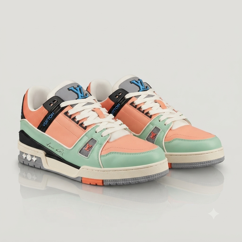 Luxury Trainer – Pastel Multi-Color Edition