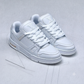 Signature All-White Trainer – Minimalist Luxury Edition