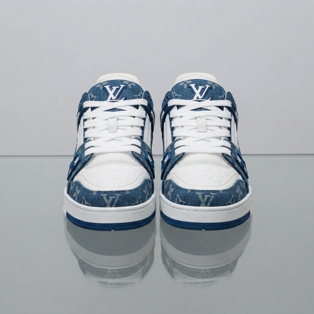 Blue Monogram