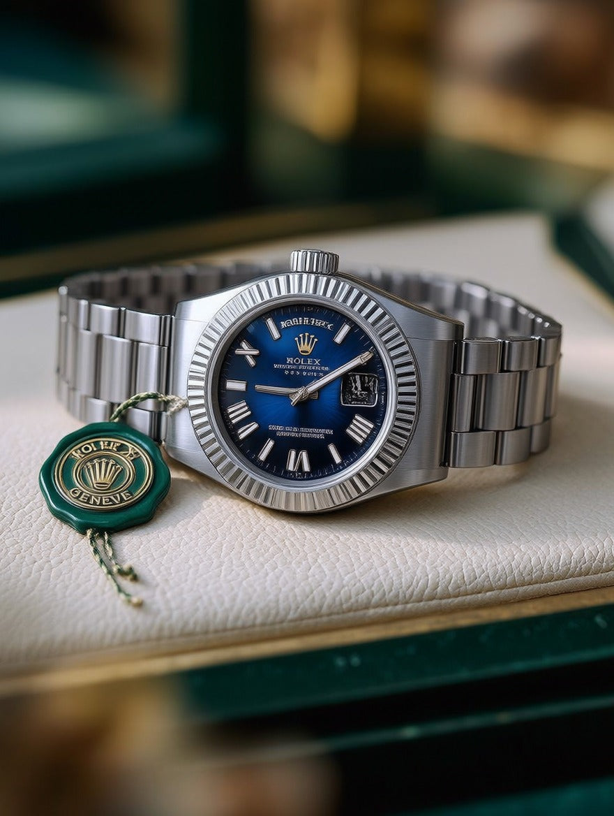 Day-Date White Gold Blue Ombré Dial 40mm