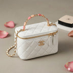 Floral Lambskin Vanity