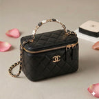Floral Lambskin Vanity