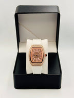 Franck Muller Vanguard Lady – 18k Rose Gold with Diamond Bezel