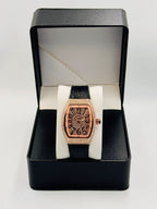 Franck Muller Vanguard Lady – 18k Rose Gold with Diamond Bezel