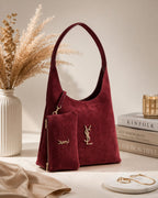 Suede Hobo & Pouch