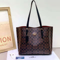 COACH Mollie Tote Bag in Signature Canvas (with Zipper Pouch)