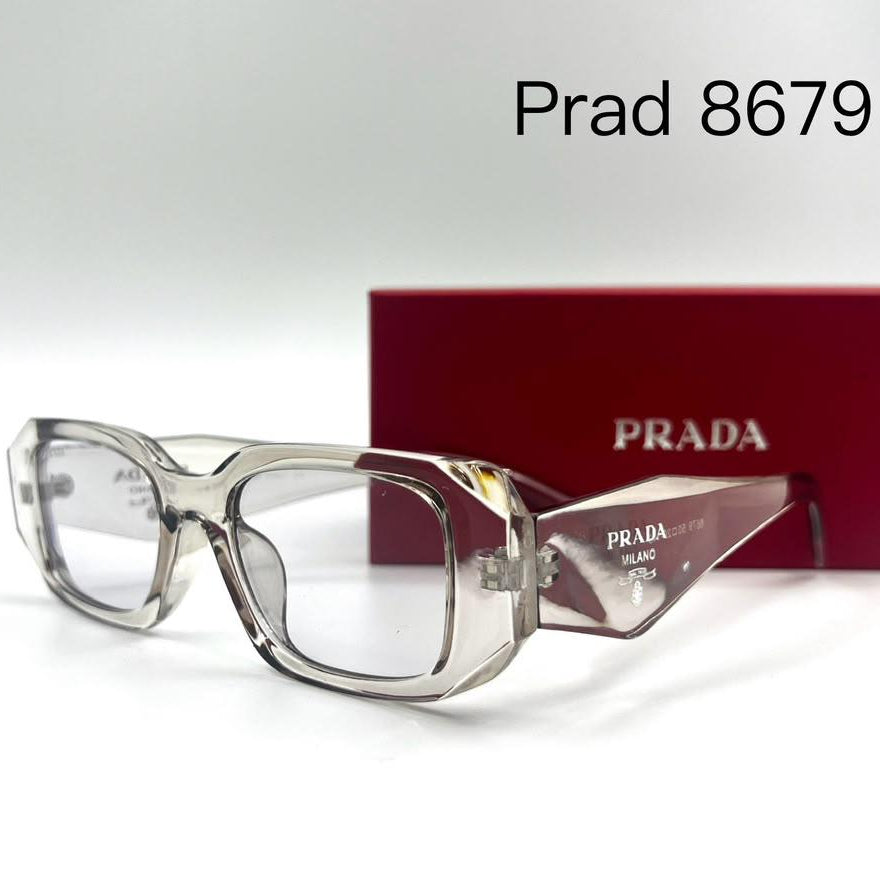 Prada Milano Rectangular Frame Glasses