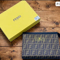 Fendi Roma Designer Monogram Pouch