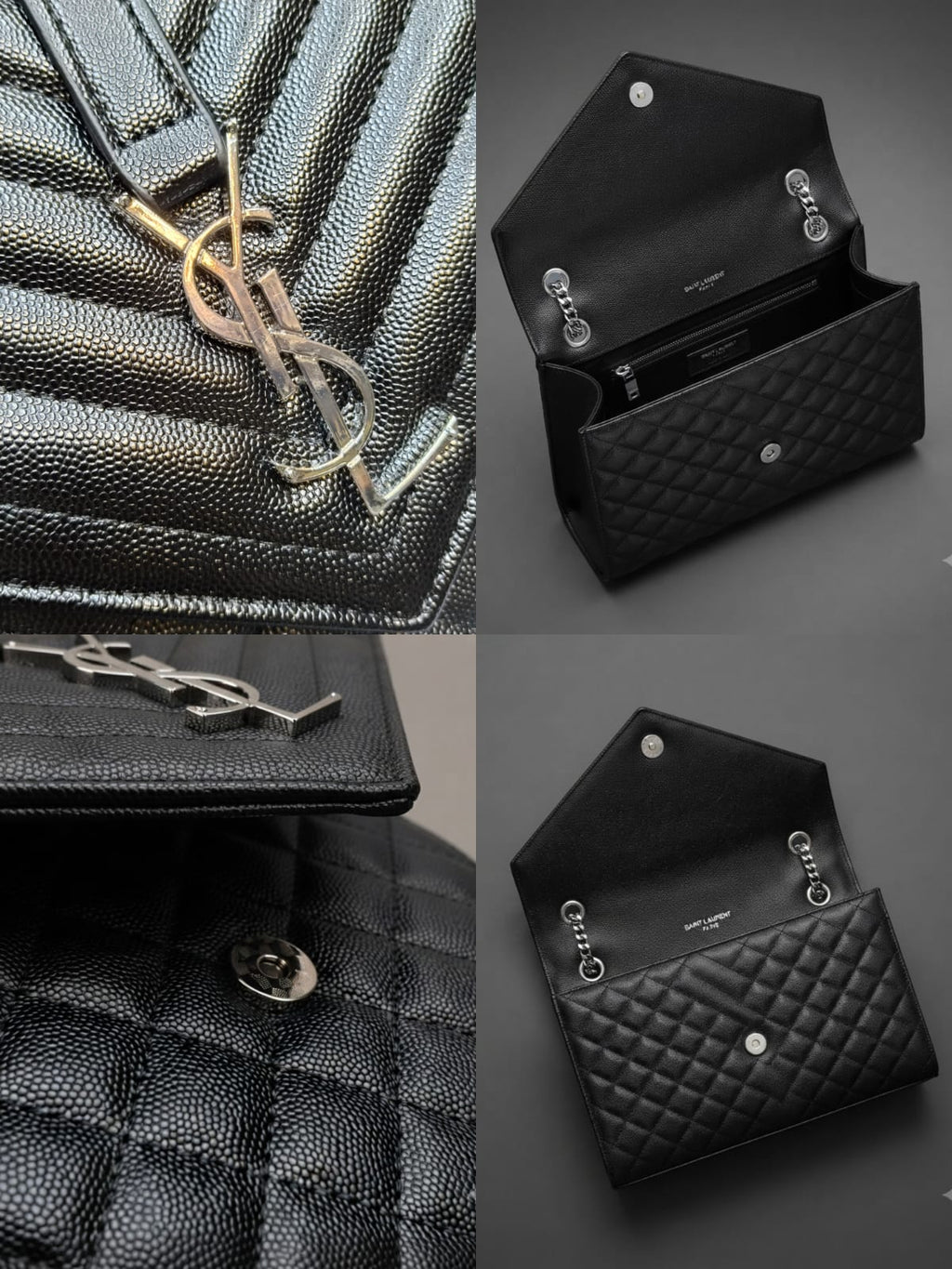 Premium YSL Quilted Leather Shoulder Bag