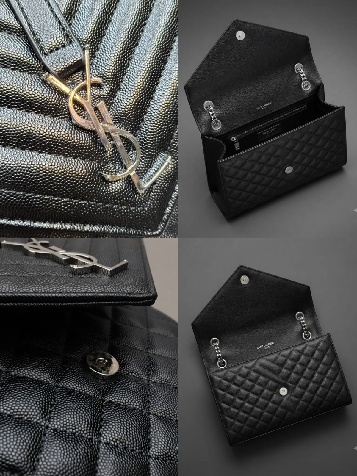 Premium YSL Quilted Leather Shoulder Bag