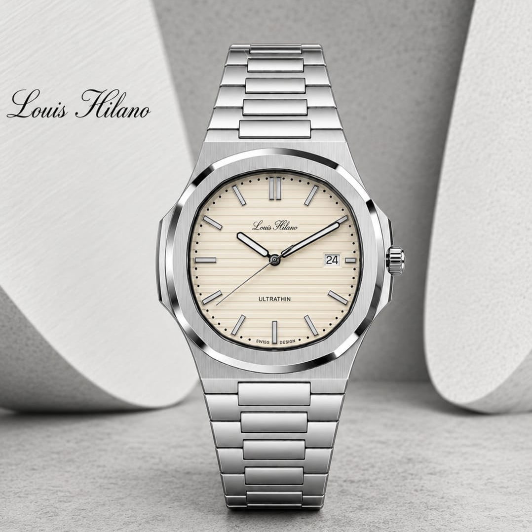 Louis Hilano Ultrathin – Turquoise Blue Dial Stainless