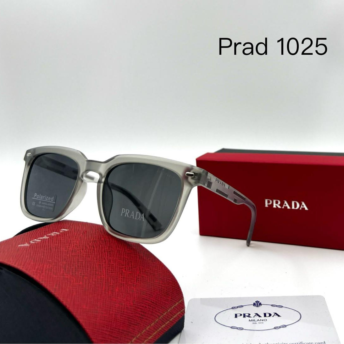 Prada Milano Rectangular Frame Glasses